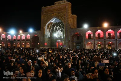 شام غریبان امام حسین(ع) در حرم رضوی