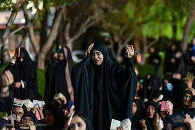 مراسم احیای شب بیست و یکم در دانشگاه آزاد اسلامی کرج‎‎