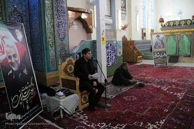 گرامیداشت دومین سالگرد شهادت سردار دلها حاج قاسم سلیمانی در شهرستان اهر
