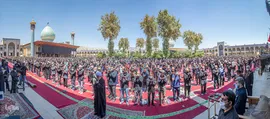 عزاداری ظهر عاشورا در حرم شاهچراغ(ع)