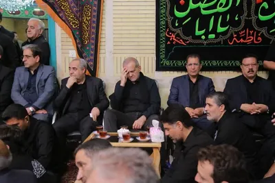 حضور رئیس جمهور در آیین‌های عاشورایی تبریز