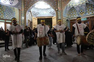 عزاداری شب شهادت امام جواد(ع) در حرم حضرت معصومه(س)