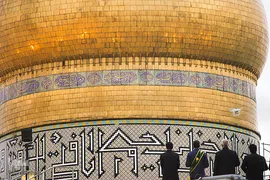 مراسم تعویض پرچم آستان مقدس حضرت عبدالعظیم حسنی(ع)