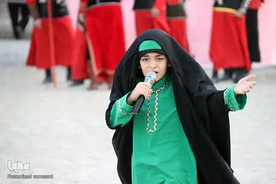 مراسم تعزیه خوانی در جوار امام زادگان باقریه بیرجند
