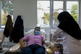 حضور گروه همخوانی محمد رسول الله(ص) در سازمان انتقال خون