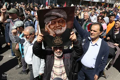 راهپیمایی روز جهانی قدس و تشییع شهیدالقدس «علی آقابابایی» در قزوین