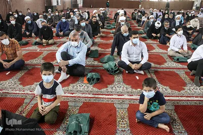 اولین نماز جمعه اهواز بعد از شیوع کرونا