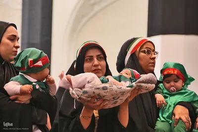 همایش شیرخوارگان حسینی در  حرم مطهر شاهچراغ(ع)