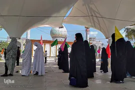 پیاده روی هیئت سه شنبه های مهدوی به سمت شاهچراغ(ع)‎‎