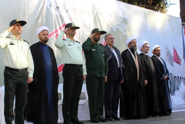 صبحگاه مشترک نیروهای مسلح قرچک برگزار شد