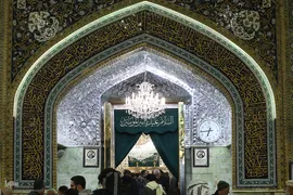 حرم امیرالمومنین علی(ع) در شب ولادت آن حضرت