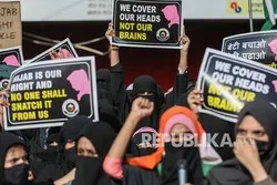 AS Ambil Sikap Soal Larangan Jilbab di India