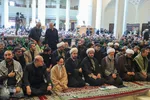 نماز ظهر عاشورا در شبستان امام خمینی(ره)‎ حرم شاهچراغ(ع)