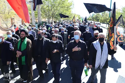 پیاده روی جا ماندگان اربعین در تبریز