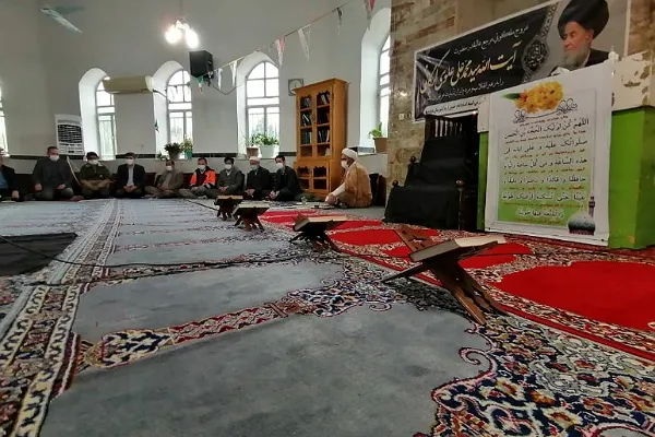 مراسم ختم قرآن برای آیت‌الله علوی گرگانی در مراوه تپه برگزار شد