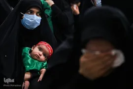 سوگواره شیرخوارگان حسینی در حرم مطهر رضوی