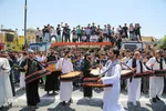 دسته عزاداری روز عاشورا در همدان‎