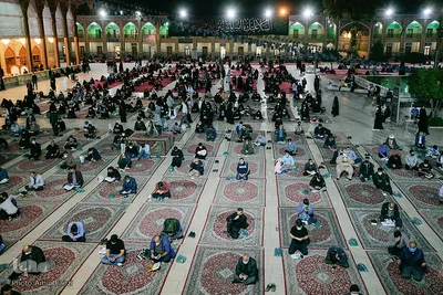 مراسم احیای شب نوزدهم در حرم شاهچراغ (ع)