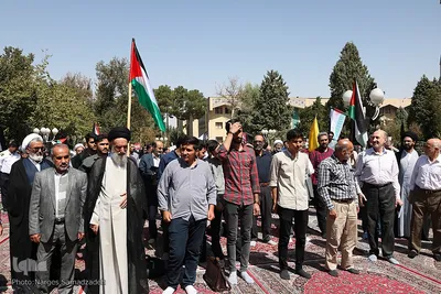 تجمع ضدصهیونیستی در دانشگاه اصفهان