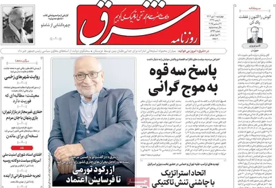 صفحه نخست روزنامه‌های ‌چهارشنبه ۱۰ دی ۱۴۰۴