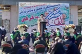 عکس | آئین گلباران قدمگاه امام‌حسن عسکری(ع) در گرگان