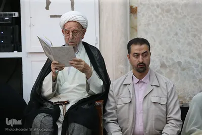 مراسم بزرگداشت آیت الله حسینی شاهرودی در مسجد اعظم قم