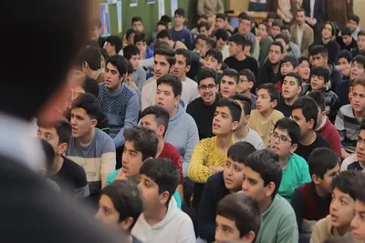 اعتکاف دانش آموزی در مرند