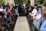 مسافران نوروزی آرامگاه حافظ