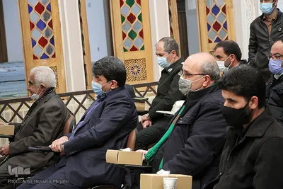 مجلس سنتی عزاداری و روضه خوانی شهادت حضرت زهرا(س) در بیت شهید صدوقی در یزد‎‎