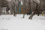 بارش برف در اهر