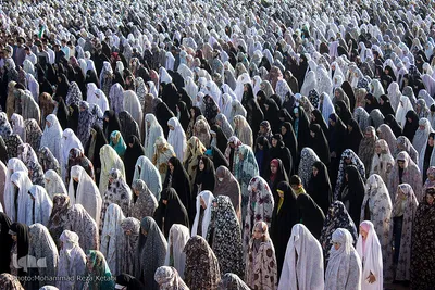 نماز عید سعید فطر در تپه مصلای همدان