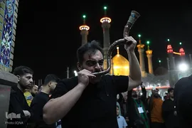 عزاداری شب شهادت امام جواد(ع) در حرم حضرت معصومه(س)