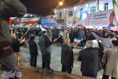 سی اُمین شب اجتماع و راهپیمایی مردم بابلسر
