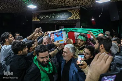 وداع با پیکر شهید «آرمان علی‌وردی» در معراج شهدای تهران