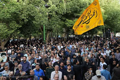 تشییع سه شهید تازه تفحص شده‌ی دوران دفاع مقدس