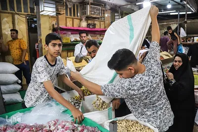 بازار شادگان در آستانه عید فطر