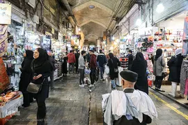 بازار بزرگ تهران، در آستانه سال نو