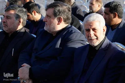 چهره ها در مراسم خاکسپاری شهید س‍پهبد قاسم سلیمانی/ کرمان