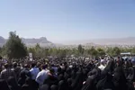 تشییع باشکوه پیکر شهدای ارتش حمله متجاوزانه رژیم صهیونی در خرم‌آباد