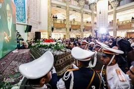 مراسم وداع با پیکر آیت الله هاشمی شاهرودی