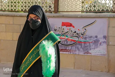 آیین تعویض پرچم آستان مقدس حضرت سیدعلاءالدین حسین(ع)‎‎
