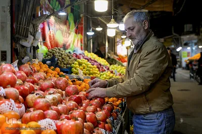 بازار شب یلدا در قزوین