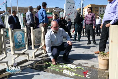تجدید میثاق جهادگران دانشگاهی اصفهان با شهدا