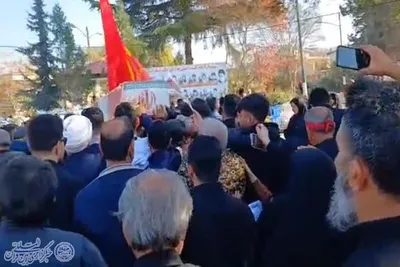 تشییع باشکوه ده آلاله سرخ از کربلای ایران؛ ساری در سالروز شهادت حضرت زهرا(س)