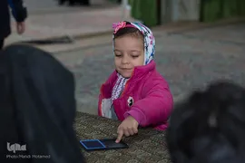 حضور مردم قزوین در پای صندوق های رأی
