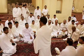 مُحرم شدن حجاج در مسجد شجره