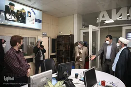بازدید حجت‌الاسلام والمسلمین محمدمهدی ایمانی‌پور، رئیس سازمان فرهنگ و ارتباطات اسلامی از ایکنا