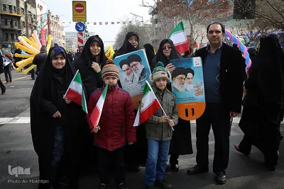 راهپیمایی یوم الله ۲۲ بهمن در تهران -2