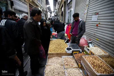حال و هوای بازار تهران در شب عید