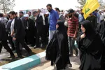 تشییع پیکر شهید هسته‌ای در یزد